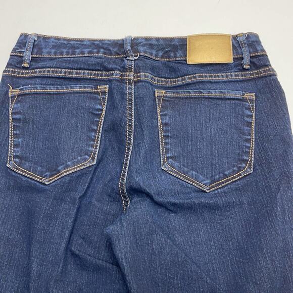ANNE KLEIN Women’s 4 Straight Leg Blue Jeans - Picture 3 of 4
